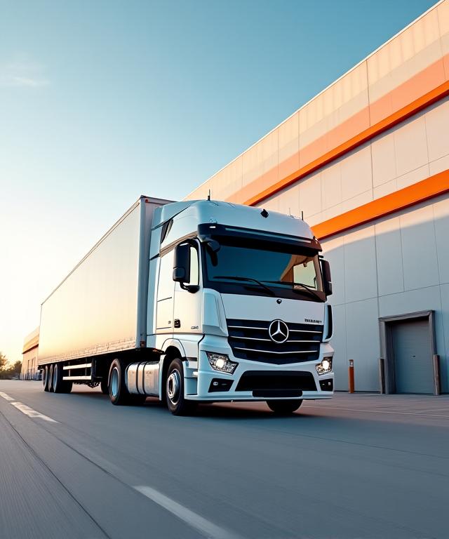 Modern logistics hub and transport network